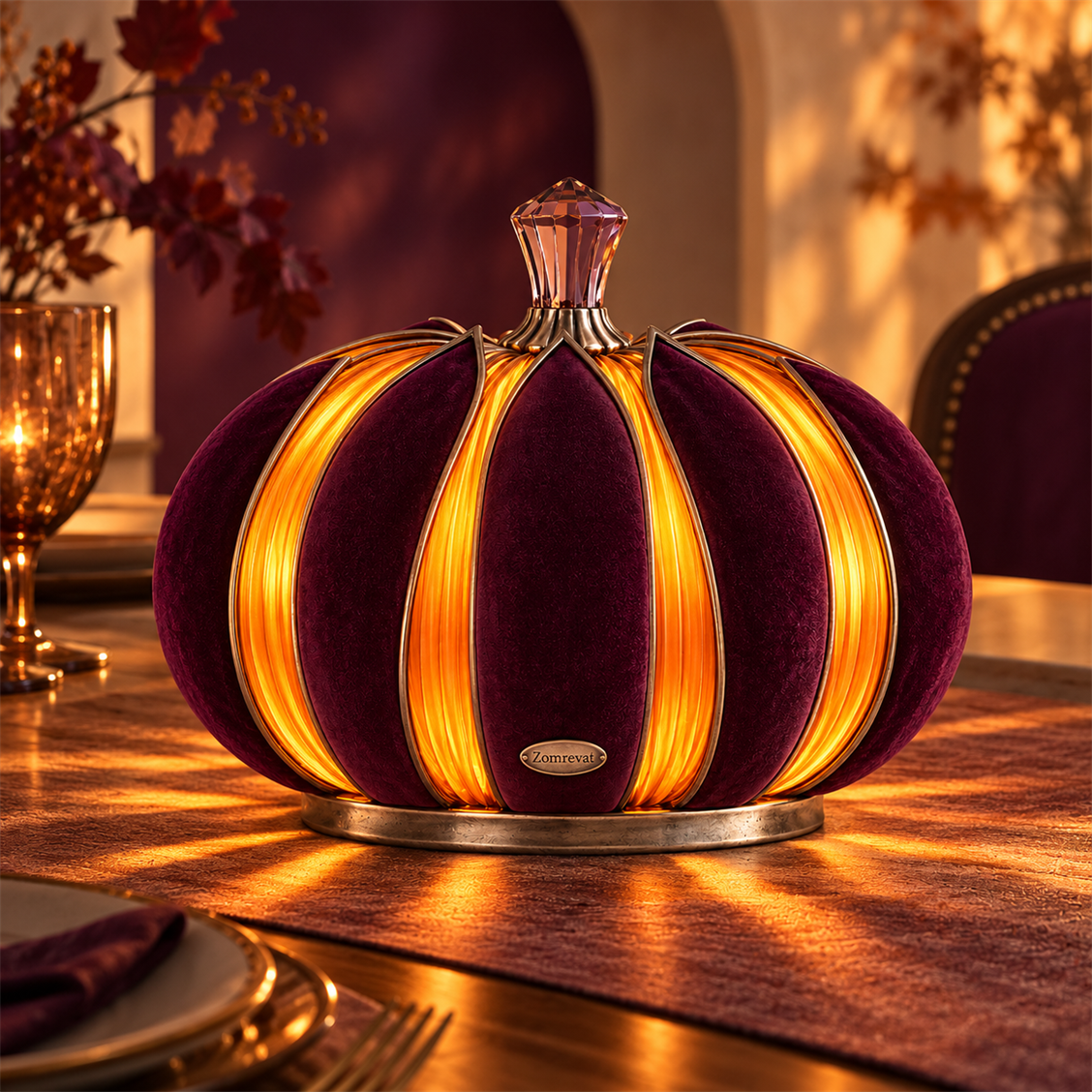 Zomrevat Velvet Glow Pumpkin