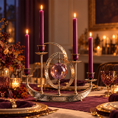 Zomrevat Plum Moon Candelabra